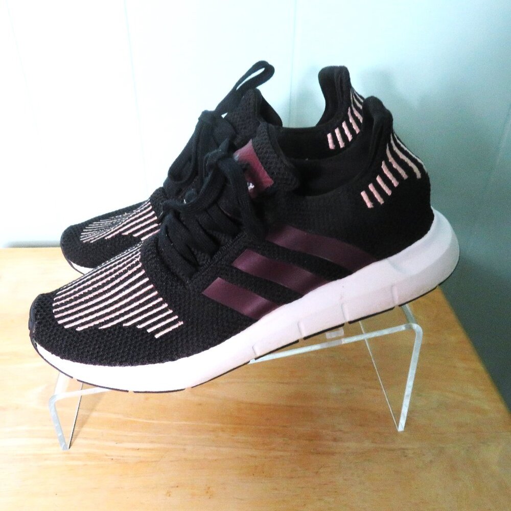 adidas Shoes Lace Up Sneakers Black Size 8 1/2 M